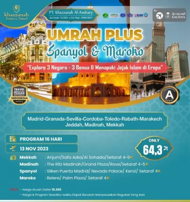 Paket Umroh Promo Plus Aqsha Untuk 2 Orang Agustus 2023 Di Bekasi Barat